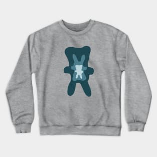 Epoh the Nomad - Blue monochrome Inner Bunny Crewneck Sweatshirt